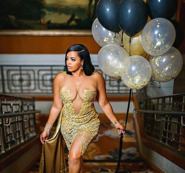 24K Gold dress